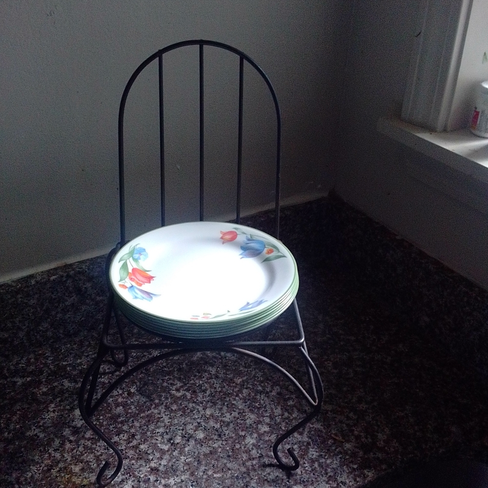 Silver Serving Chair